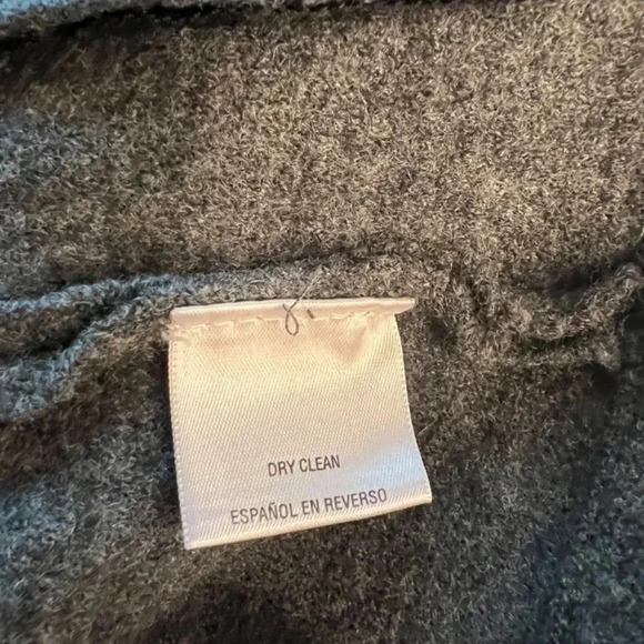 Charter Club Charcoal Worsted Wool Blazer Size Large - Picture 5 of 11